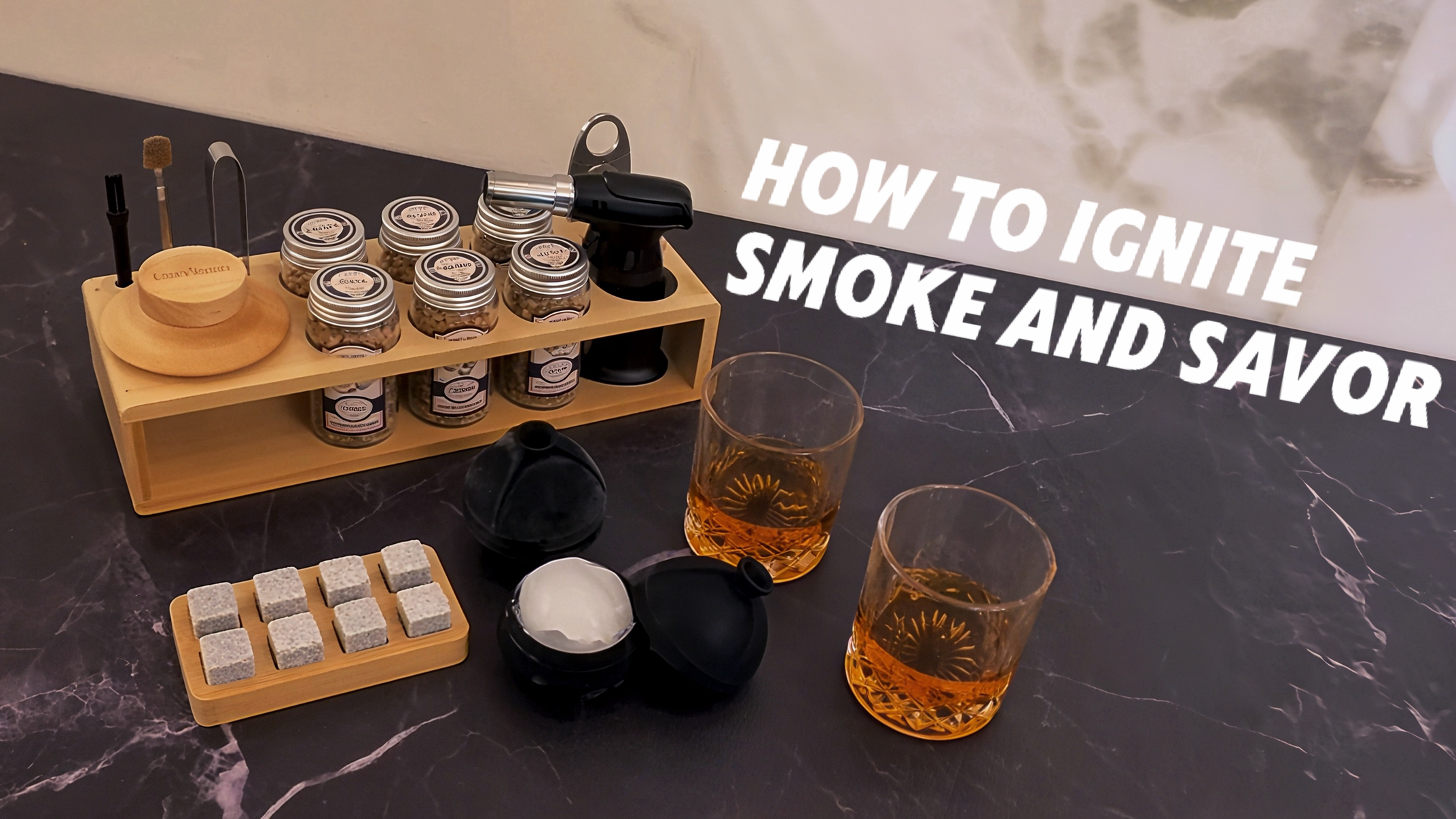 Amazon.com: HMYBAR®26pcs Whiskey Smoker Kit with Torch | Cocktail